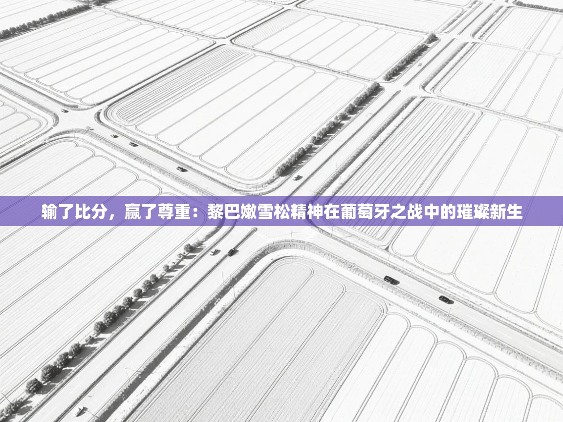 输了比分，赢了尊重：黎巴嫩雪松精神在葡萄牙之战中的璀璨新生  第2张